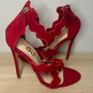 F5J Red Heels for Women